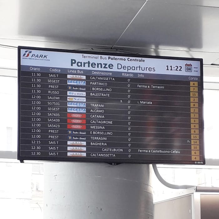 Display in stazione